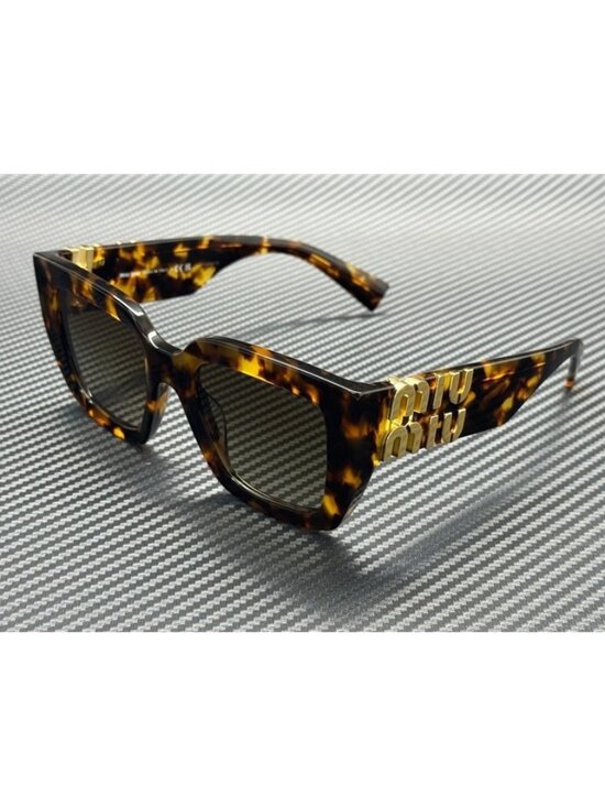 New Miu Miu Women Honey Havana Sunglasses 51-21-135 main image 5